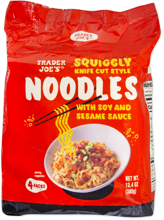Squiggly Knife Cut Style Noodles