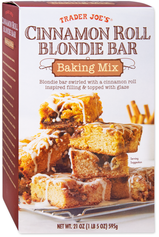 Cinnamon Roll Blondie Bar Baking Mix
