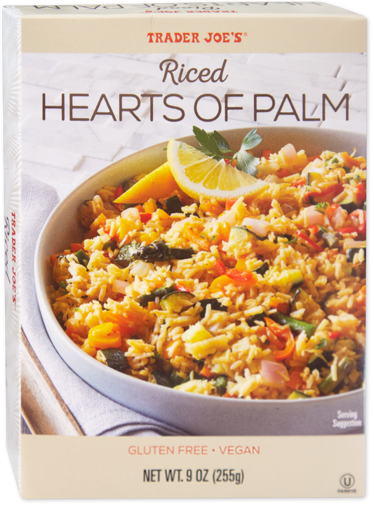 Riced Hearts of Palm
