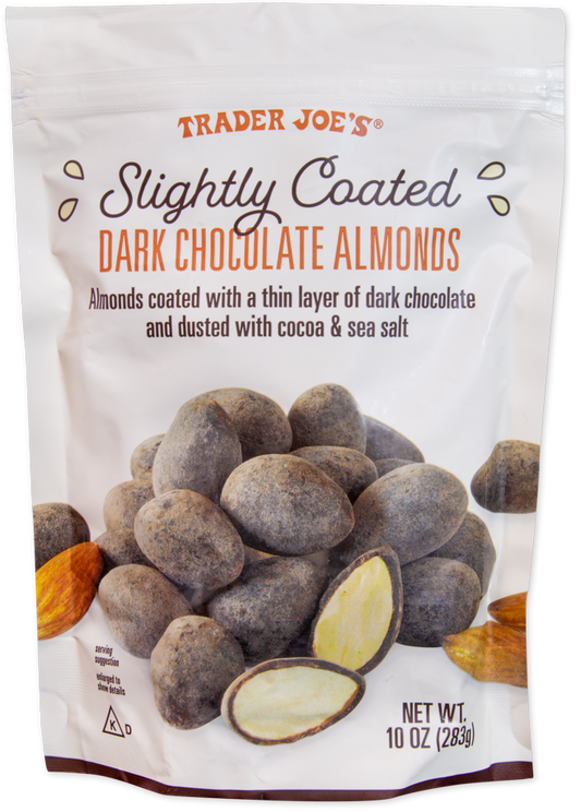 Slightly Coated Dark Chocolate Almonds