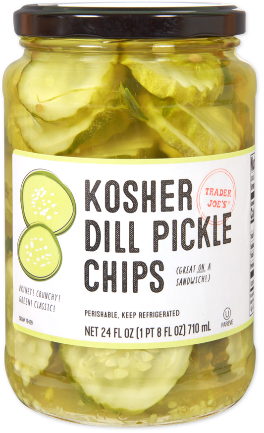 Kosher Dill Pickle Chips