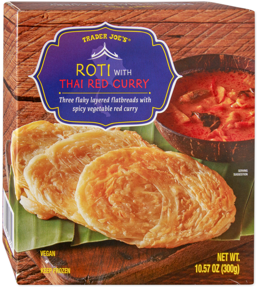 Roti with Thai Red Curry