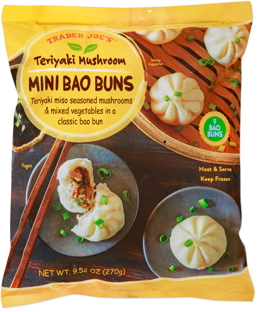 Teriyaki Mushroom Mini Bao Buns