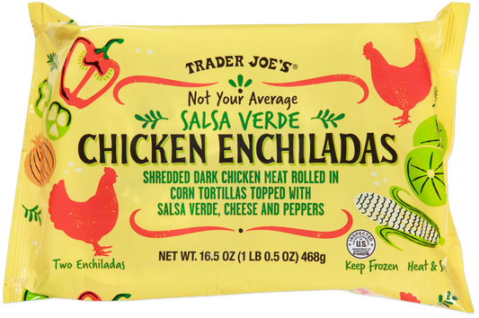 Salsa Verde Chicken Enchiladas