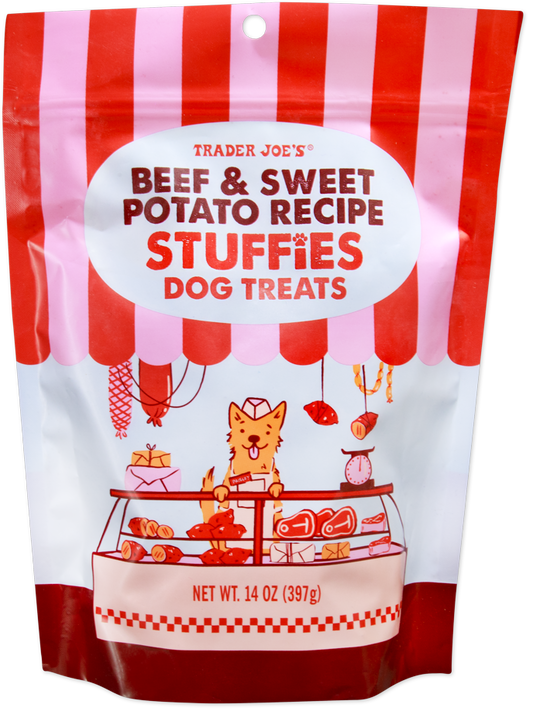 Beef & Sweet Potato Recipe Stuffies Dog Treats