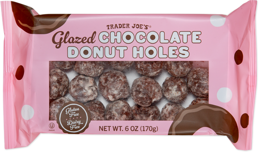 Glazed Chocolate Donut Holes