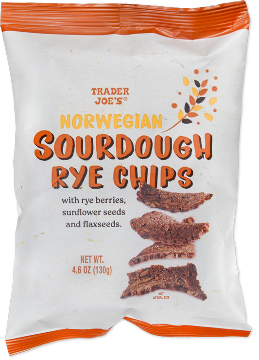 Norwegian Sourdough Rye Chips