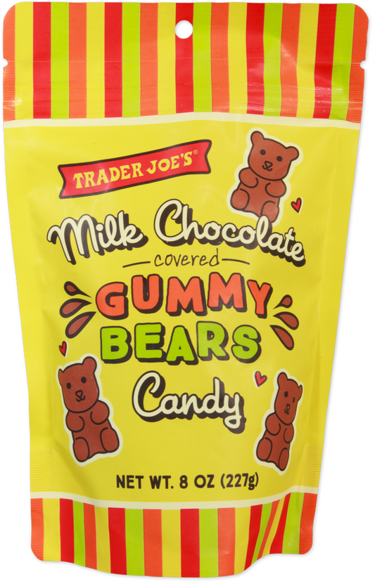 Milk Chocolate Covered Gummy Bears