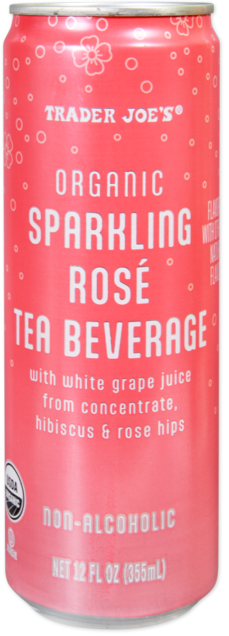 Organic Sparkling Rosé Tea Beverage