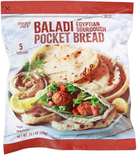 Baladi Egyptian Sourdough Pocket Bread