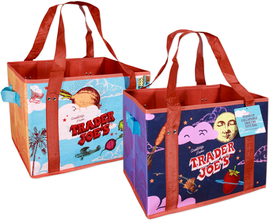 Stand-Up Collapsable Grocery Tote