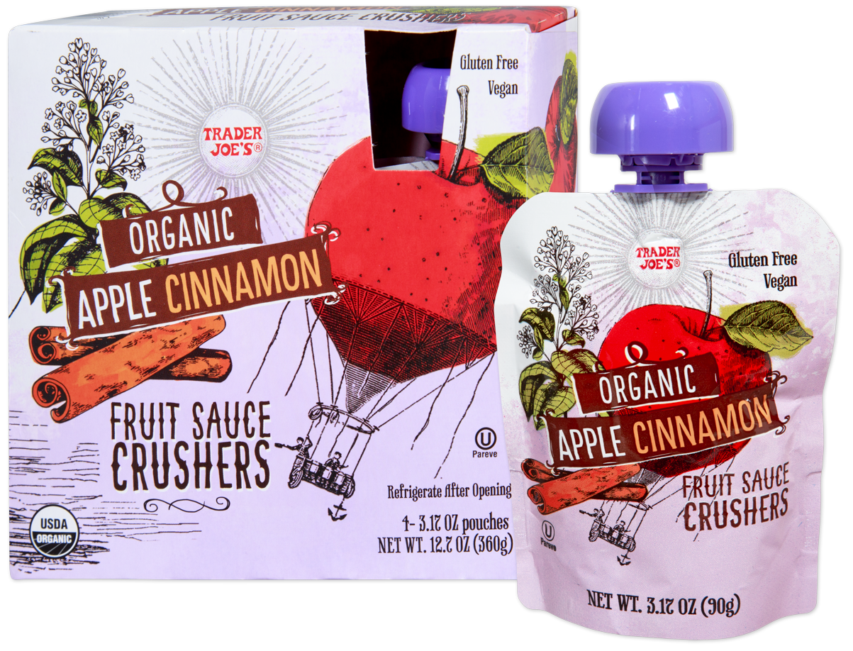 Organic Apple Cinnamon Fruit Sauce Crushers