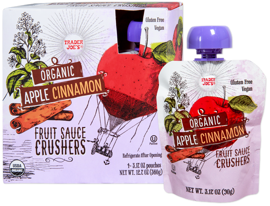 Organic Apple Cinnamon Fruit Sauce Crushers