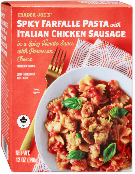 Spicy Farfalle Pasta with Italian Chicken Sausage