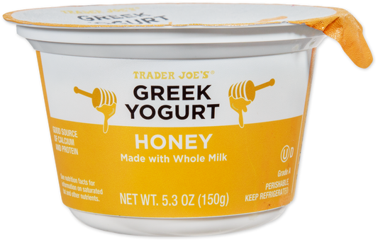 Greek YogurtHoney Made with Whole Milk