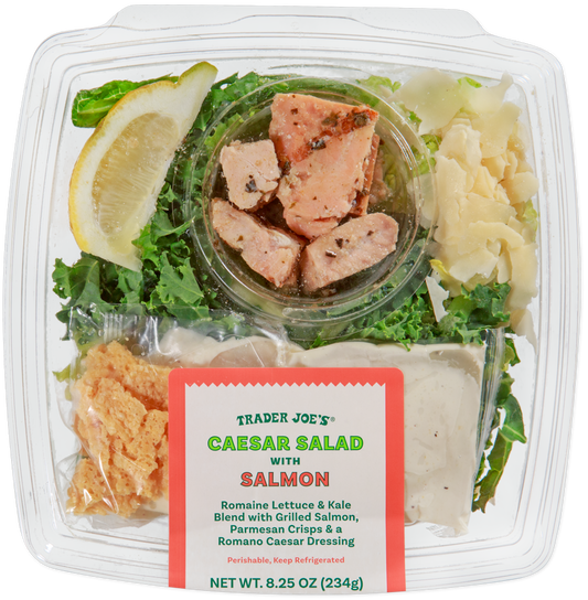 Caesar Salad with Salmon