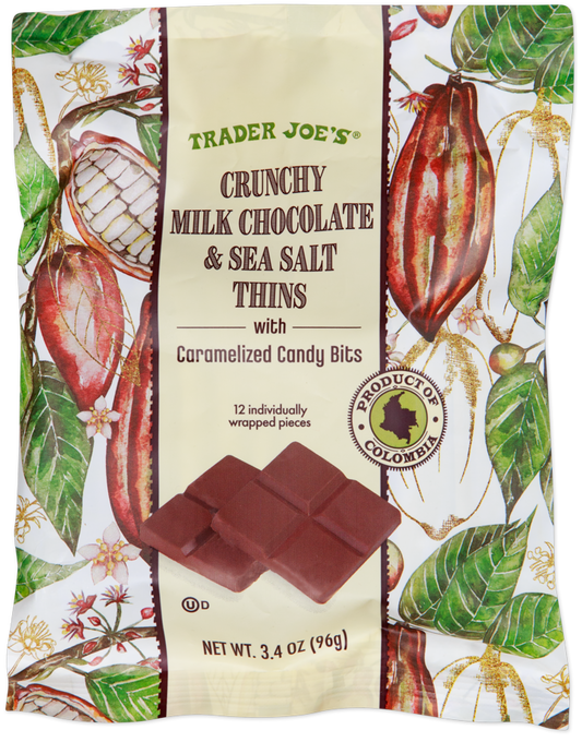 Crunchy Milk Chocolate & Sea Salt Thins