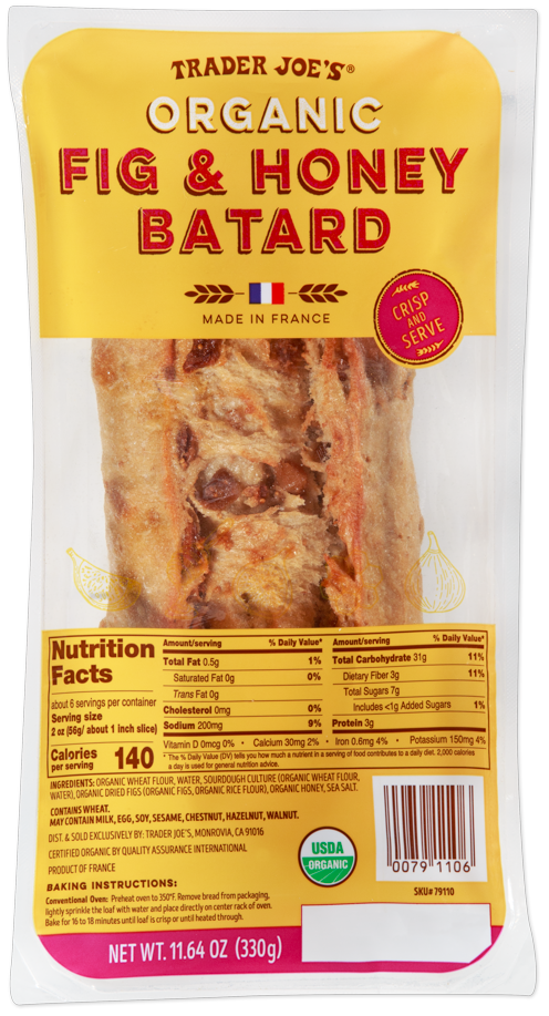 Organic Fig & Honey Batard
