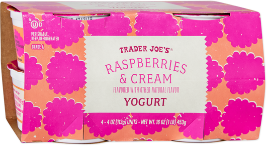 Raspberries & Cream Yogurt