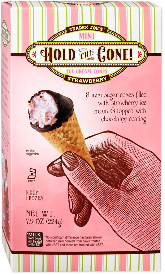 Strawberry Hold the Cone! Mini Ice Cream Cones