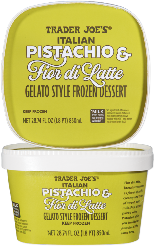 Italian Pistachio & Fior di Latte Gelato Style Frozen Dessert