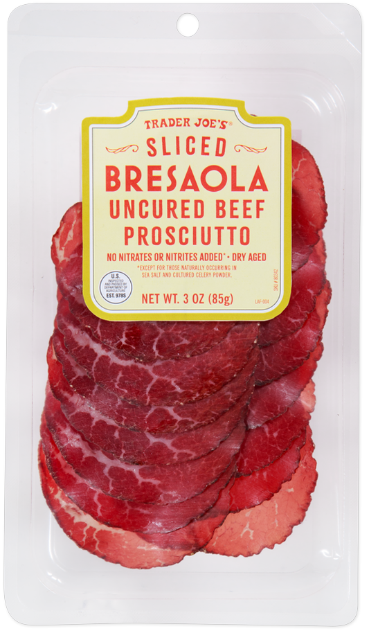 Sliced Bresaola Uncured Beef Prosciutto
