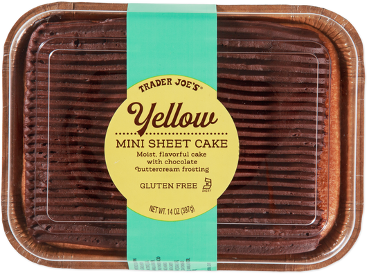 Yellow Mini Sheet Cake