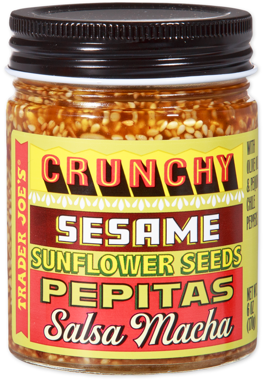 Crunchy Sesame Sunflower Seeds Pepitas Salsa Macha