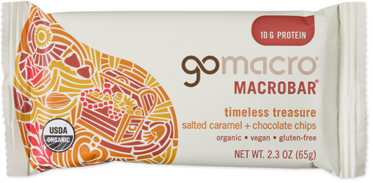GoMacro® Timeless Treasure Salted Caramel + Chocolate Chips
