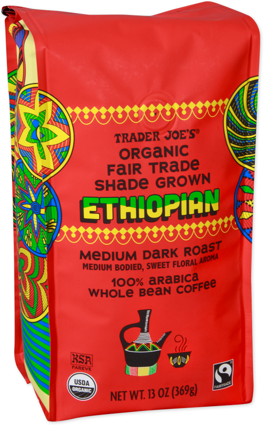 Organic Fair Trade Shade Grown Ethiopian Coffee