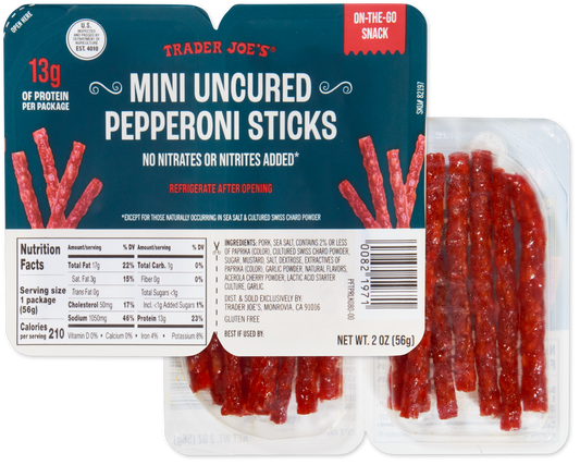 Mini Uncured Pepperoni Sticks