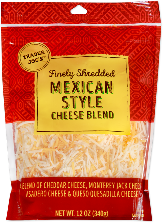 Finely Shredded Mexican Style Cheese Blend