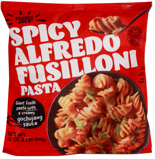 Spicy Alfredo Fusilloni Pasta