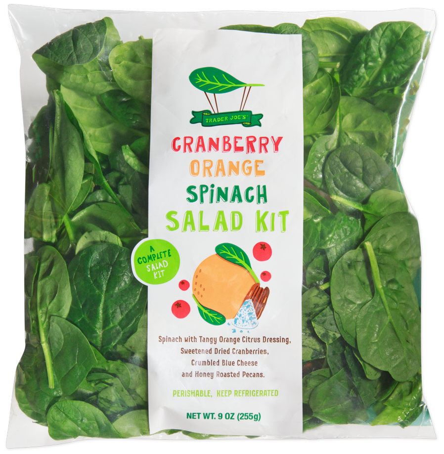 Cranberry Orange Spinach Salad Kit