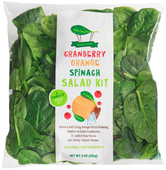 Cranberry Orange Spinach Salad Kit