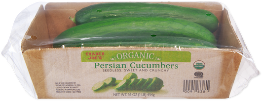 Organic Persian Cucumbers
