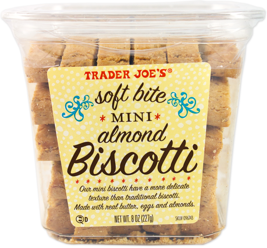 Soft Bite Mini Almond Biscotti