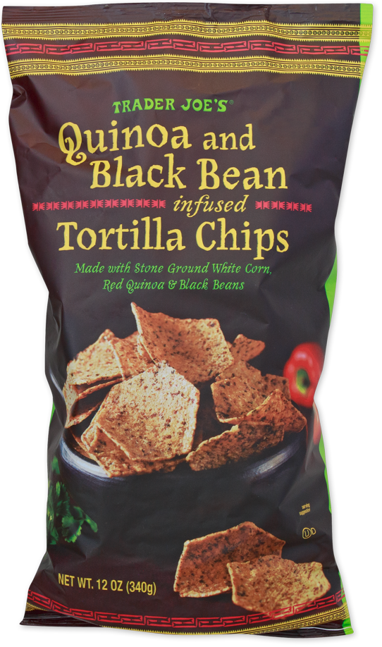 Quinoa and Black Bean infused Tortilla Chips