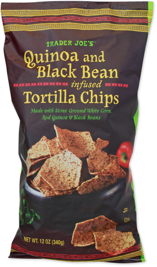 Quinoa and Black Bean infused Tortilla Chips