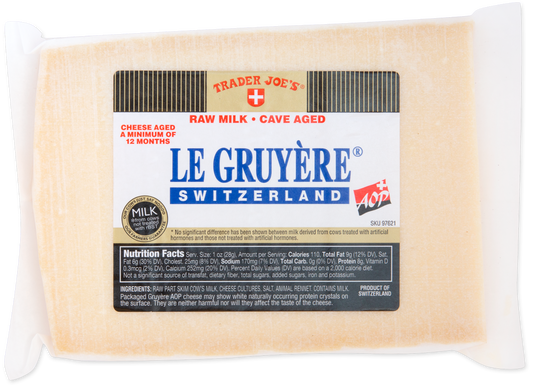 Raw Milk Cave Aged Le Gruyère