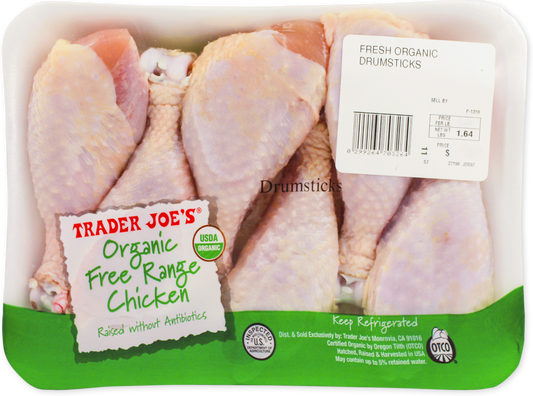 Organic Free Range Chicken Drumsticks