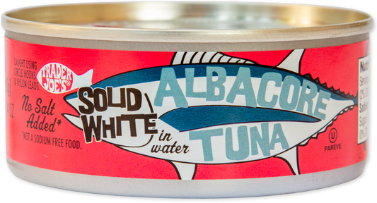 Solid White Albacore Tuna, No Salt Added