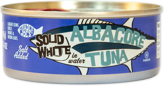Solid White Albacore Tuna, Salt Added