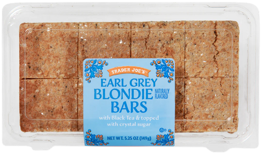 Earl Grey Blondie Bars