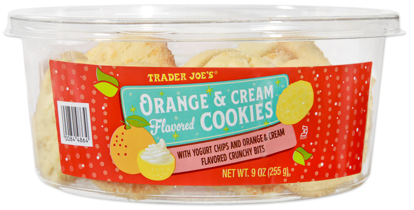 Orange & Cream Flavored Cookies