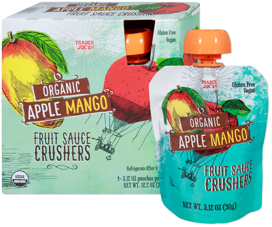 Organic Apple Mango Fruit Sauce Crushers