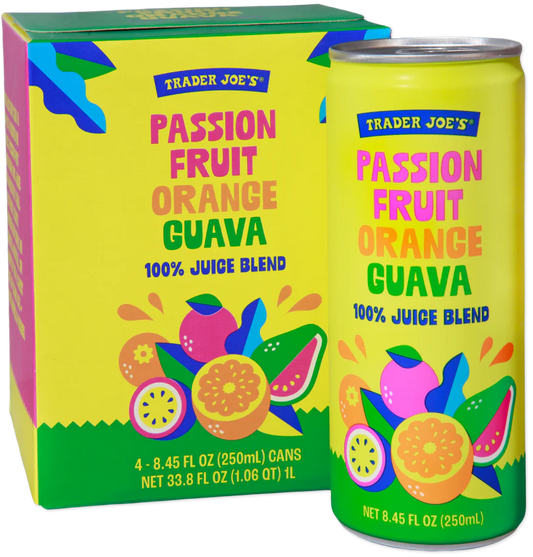 Passion Fruit Orange Guava 100% Juice Blend