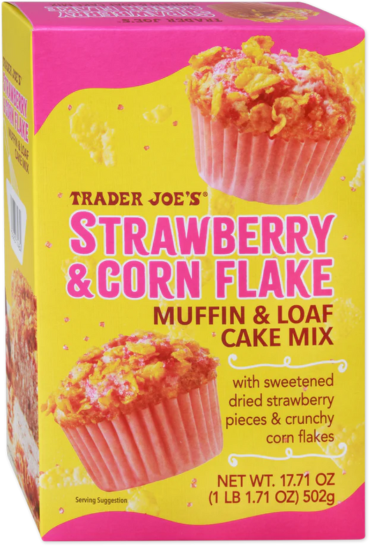 Strawberry & Corn Flake Cake Muffin & Loaf Cake Mix