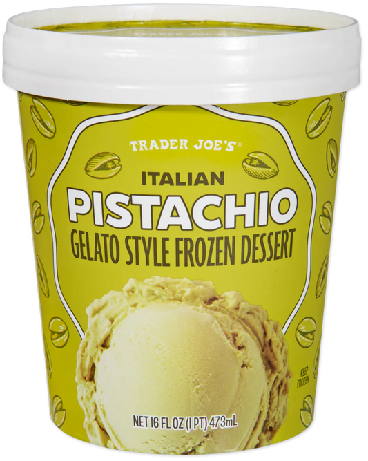 Italian Pistachio Gelato Style Frozen Dessert