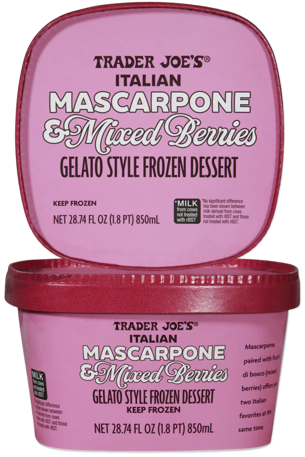 Italian Mascarpone & Mixed Berries Gelato Style Frozen Dessert